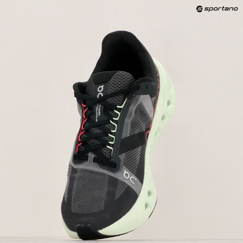 Men's On Running Cloudsurfer Next black/lima running shoes 16