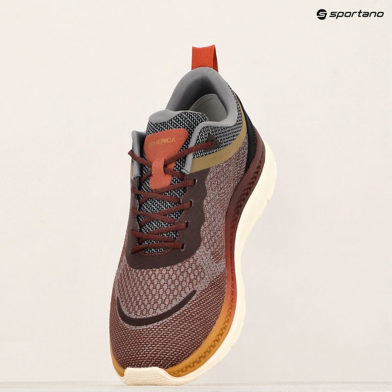 Geox men's wine/dark coffee shoes 14