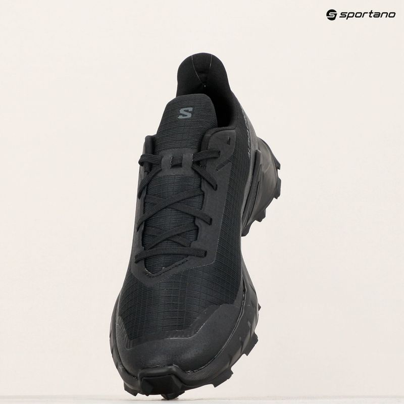 Men's running shoes Salomon Alphacross 5 black/black/ebony 19