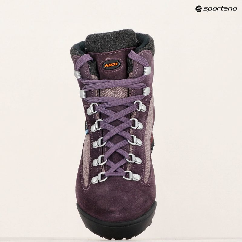 Women's trekking boots AKU Ultra Light Warm GTX violet/anthracite 15