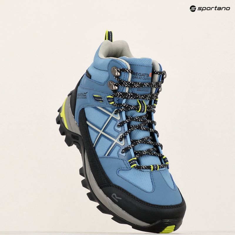 Women's trekking boots REGATTA Samaris III coronet blue/lime punch 18