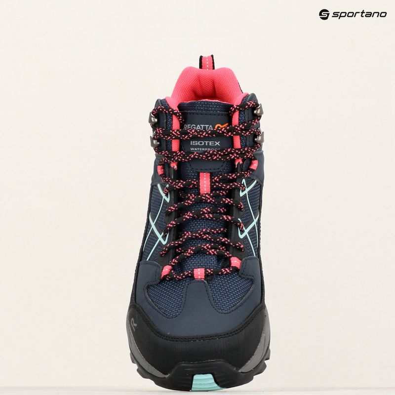 Women's trekking boots REGATTA Samaris III navy/pink 19
