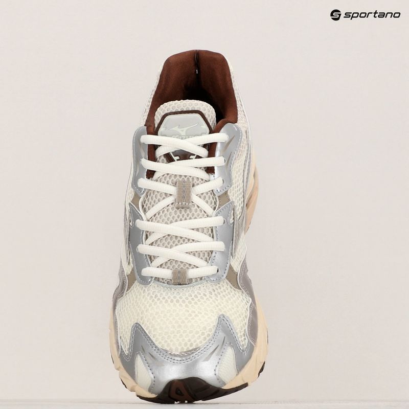Mizuno Wave Rider 10 shoes snow white/silver cloud/chicory coffe 18
