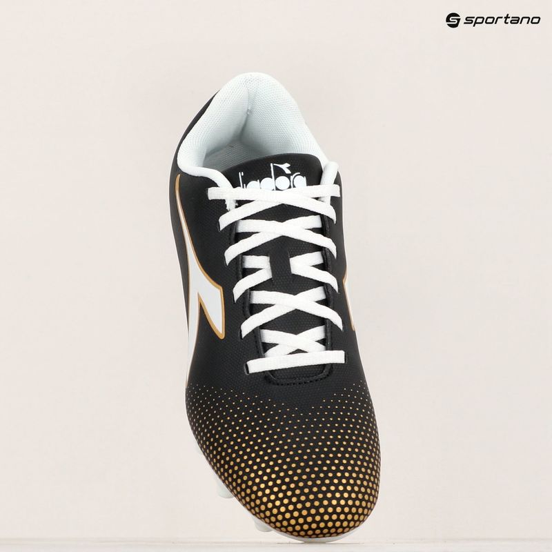Men's Diadora Pichichi 7 MG14 blavk/white/gold football boots 15