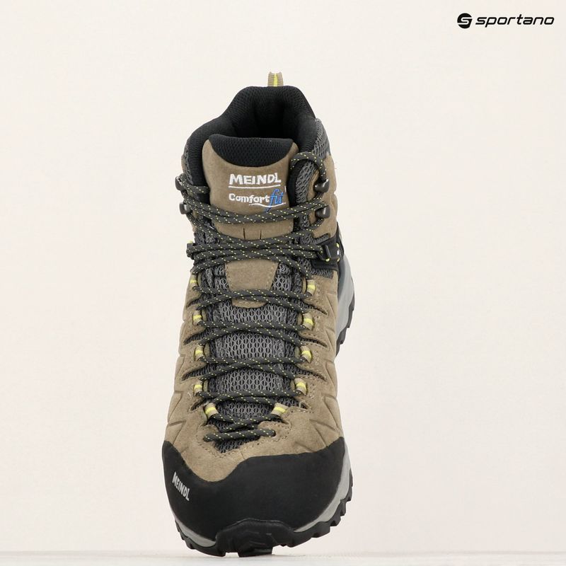Men's hiking boots Meindl Mondello Mid GTX nature/yellow 9