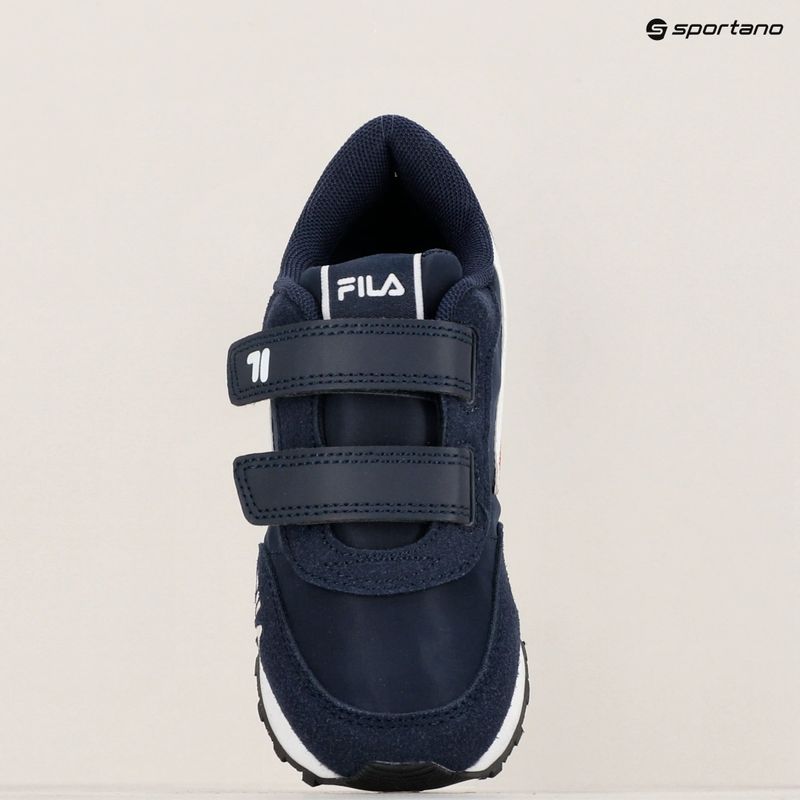 FILA Orbit Revolution Velcro children's shoes fila navy 9