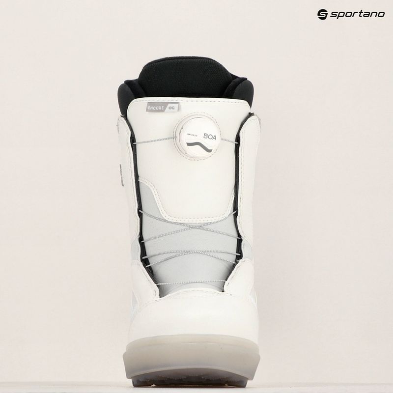 Women's snowboard boots Vans Encore OG white/white 14
