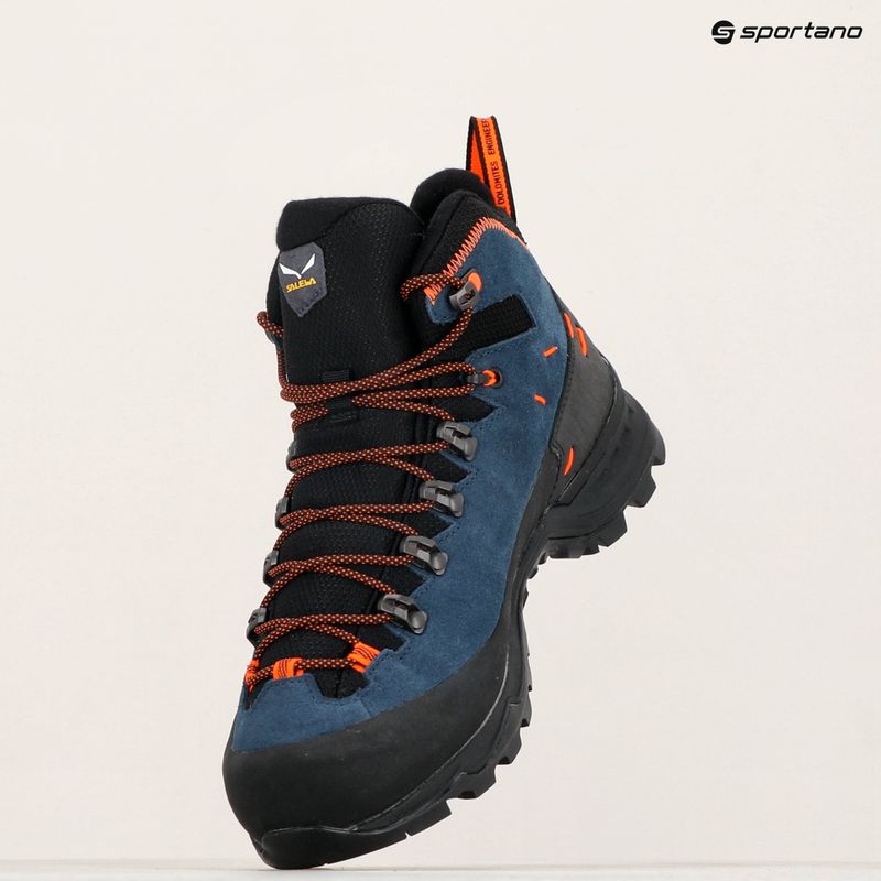 Men's trekking boots Salewa Alp Mate Winter Mid PTX dark denim/ black 15
