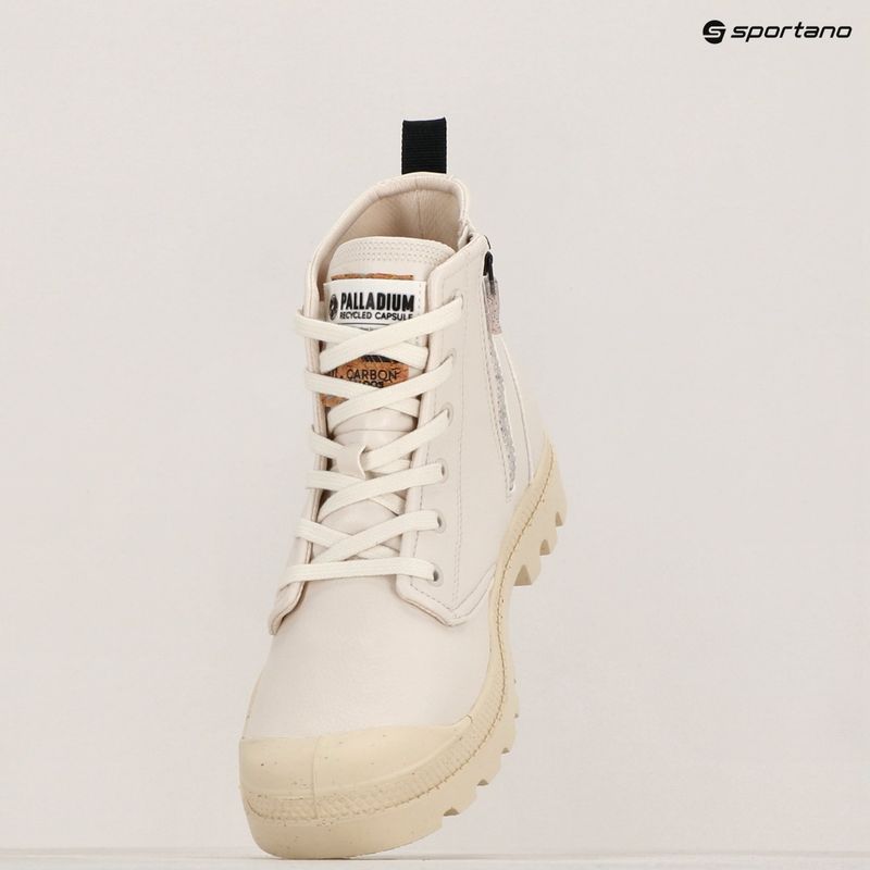 Palladium Pampa Hi Re-Vegan LTH star white shoes 8