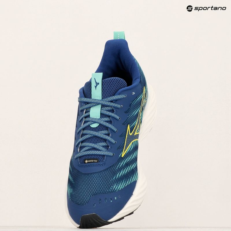 Men's running shoes Mizuno Wave Rider GTX 2 estate blue/quince/dusty jade green 4