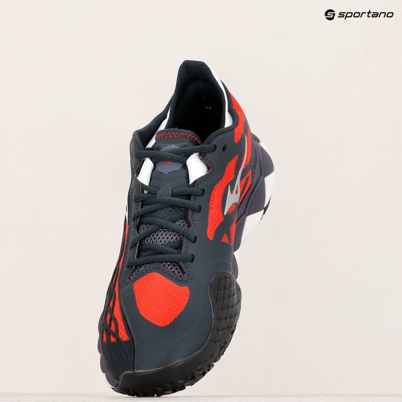 Men's Mizuno Wave Enforce Tour Padel shoes graystone/white/salsa 11
