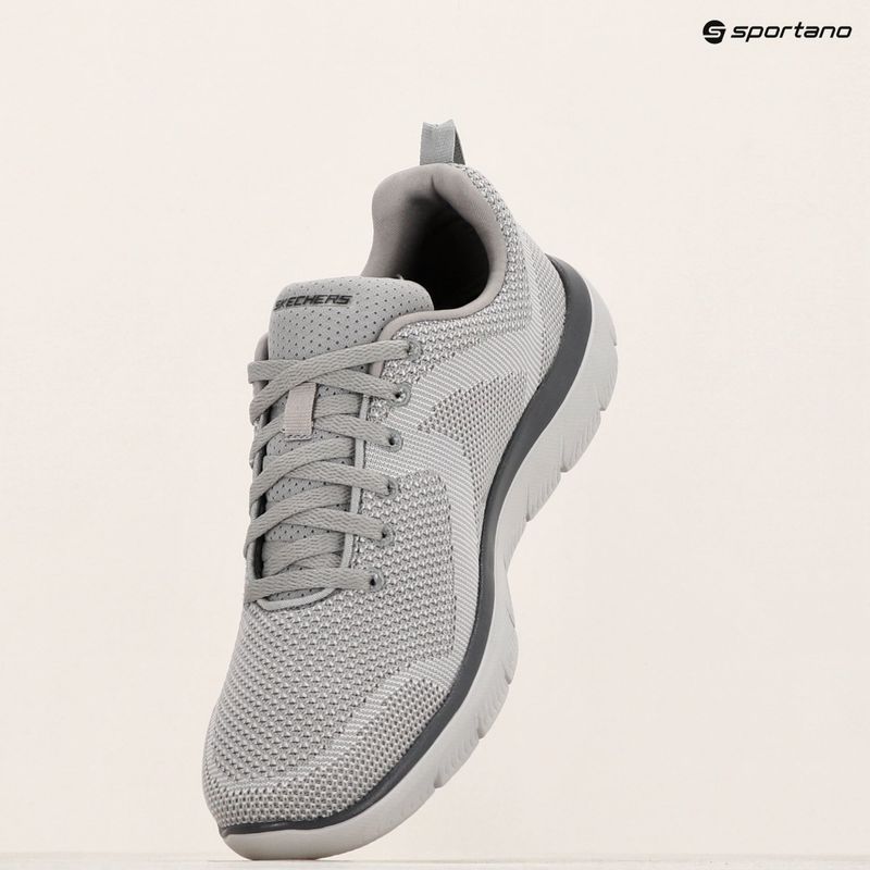 SKECHERS Summits Brisbane men's shoes light gray 10