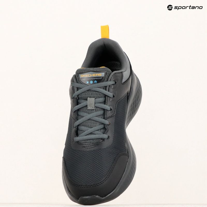 Men's SKECHERS Skech Lite Pro Ankkor black/charcoal/yellow shoes 9