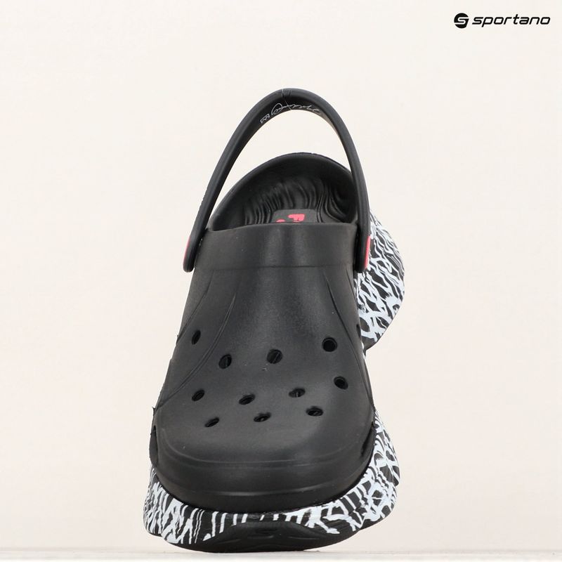 Women's flip-flops SKECHERS JGoldcrown Max Cushioning Foamies Love True black 16
