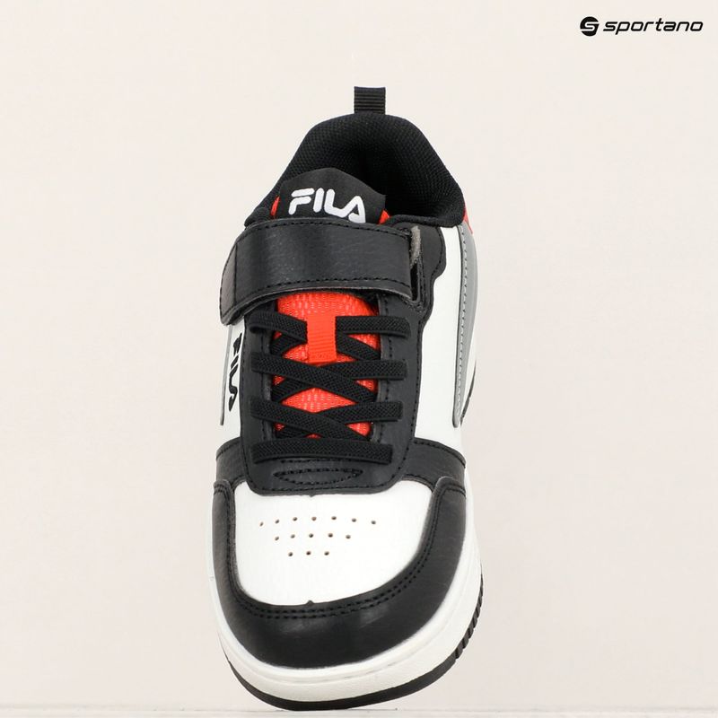 FILA Rega Nf Velcro children's shoes white/black/fila red 8