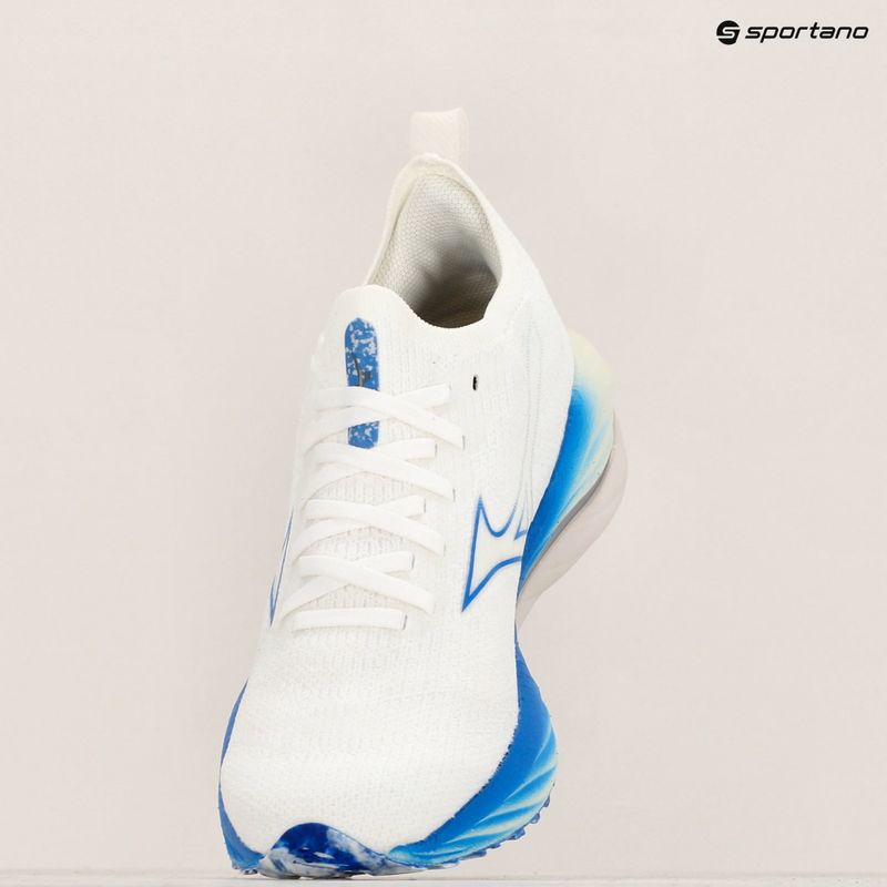 Women's running shoes Mizuno Wave Neo Wind white/silver/peace blue 19