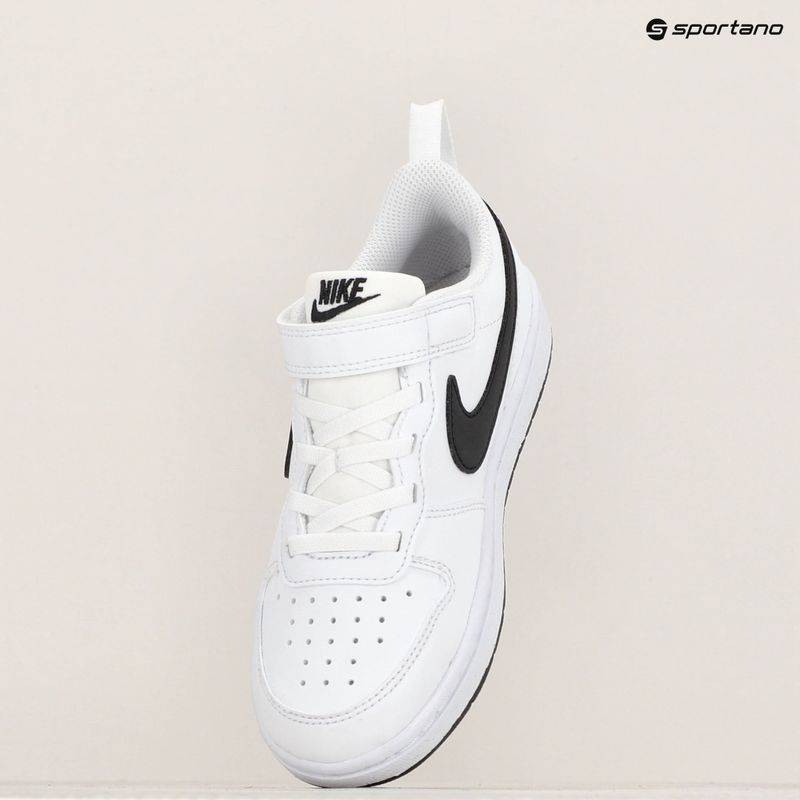 Nike Court Borough Low Recraft white/black children's shoes 8