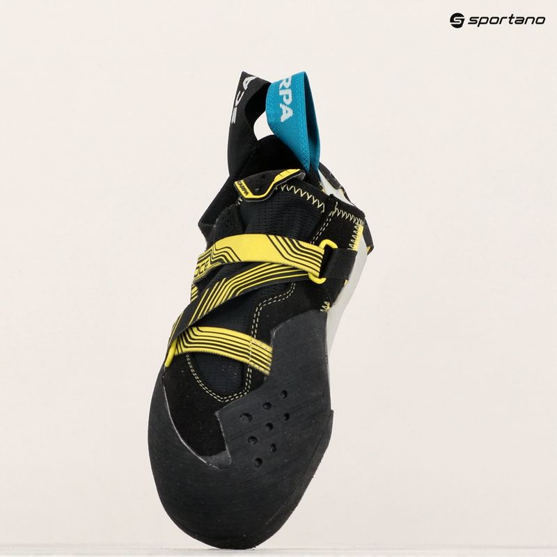 SCARPA Veloce climbing shoes black/yellow 9