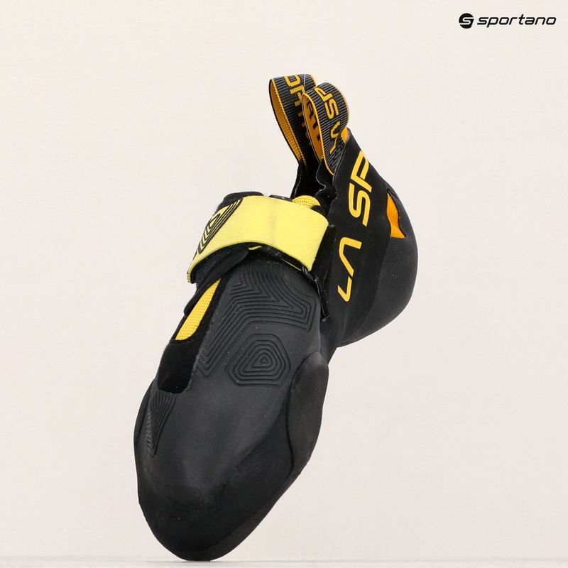 Men's La Sportiva Theory climbing shoe yellow/black 5