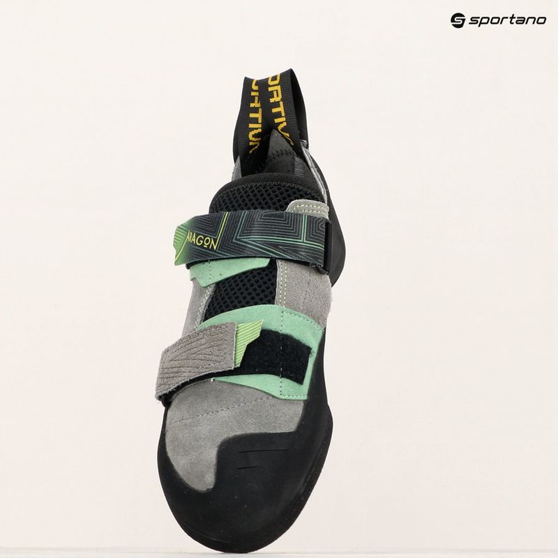 La Sportiva men's climbing shoes Aragon clay/jasmine green 16