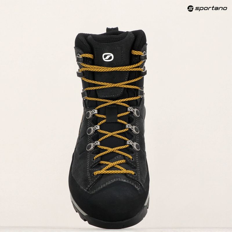 Men's trekking boots SCARPA Mescalito TRK GTX dark anthracite/ mustard 8