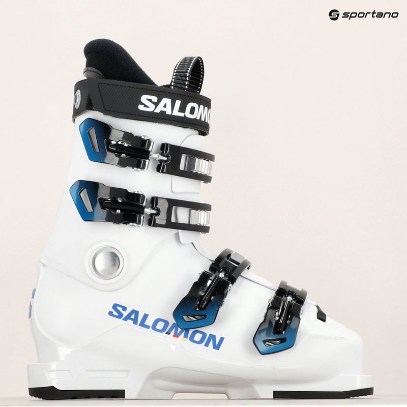 Children's ski boots Salomon S/Race 60T L Jr white/white/process blue 7