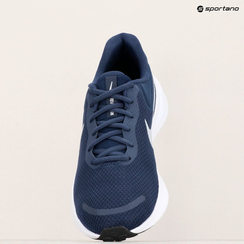 Men's Nike Revolution 7 running shoes midnight navy/black/white/pure platinum 9