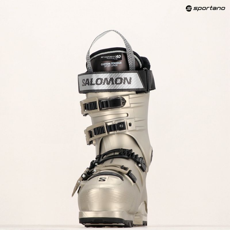 Women's ski boots Salomon S/Pro Alpha 100 W GW light bronze met./black/black 7