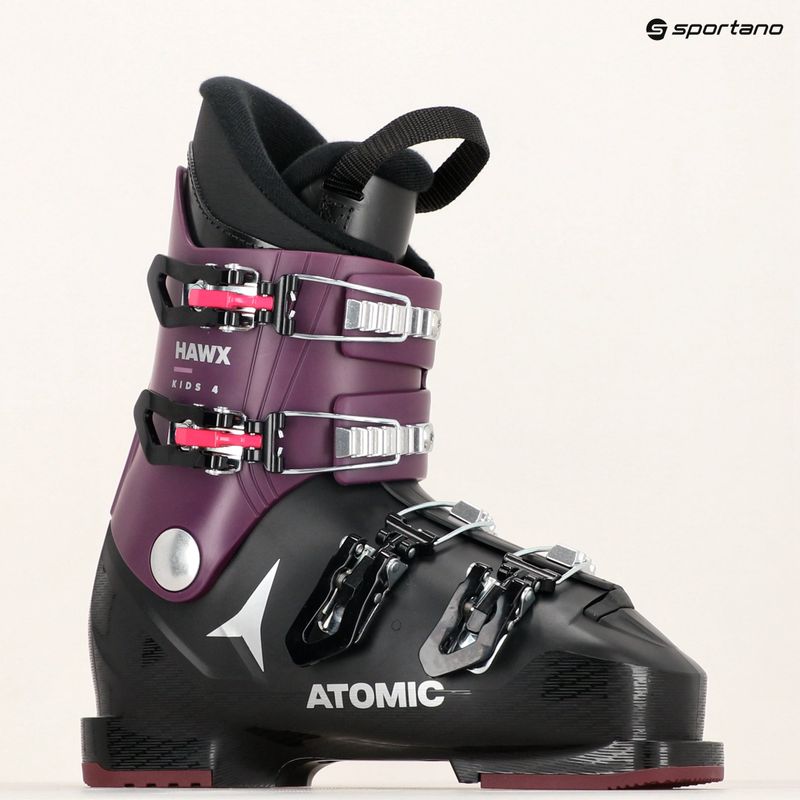 Children's ski boots Atomic Hawx Kids 4 black/violet/pink 7
