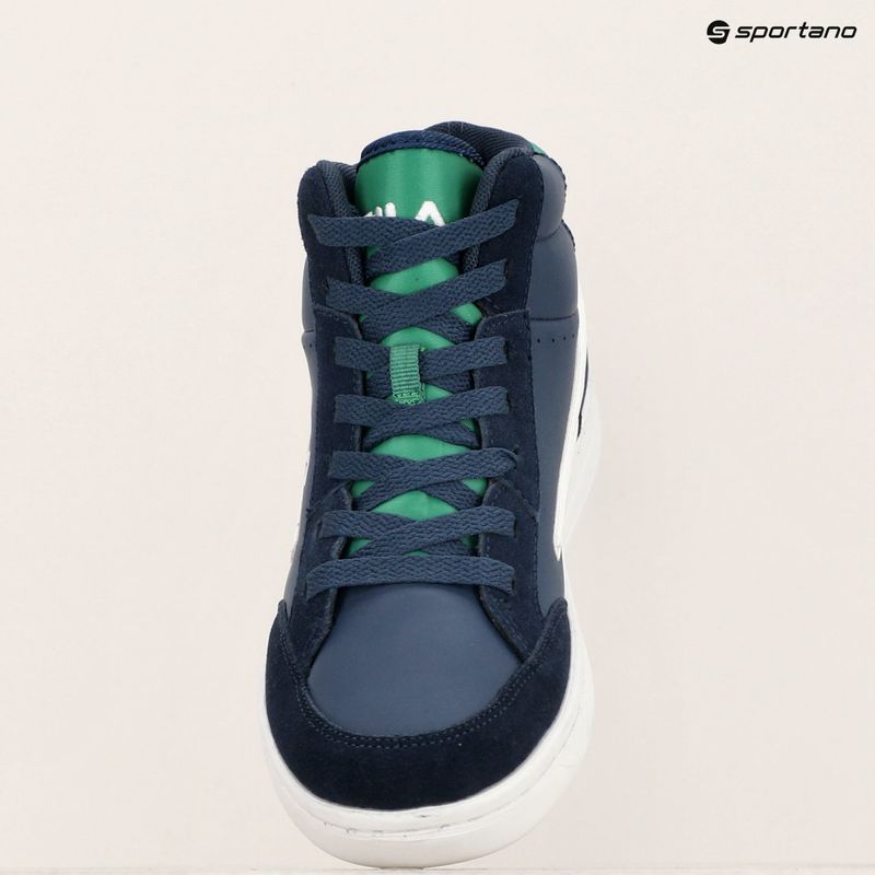 FILA Crew Mid children's shoes navy/verdant green 8