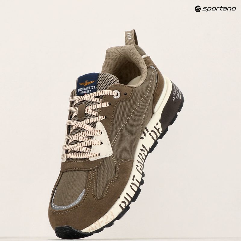 Aeronautica Militare men's shoes SC276CT3380 taupe/beige 9