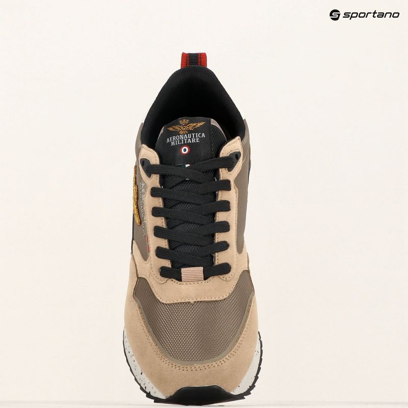 Aeronautica Militare men's shoes SC288CT3379 dove/black 9