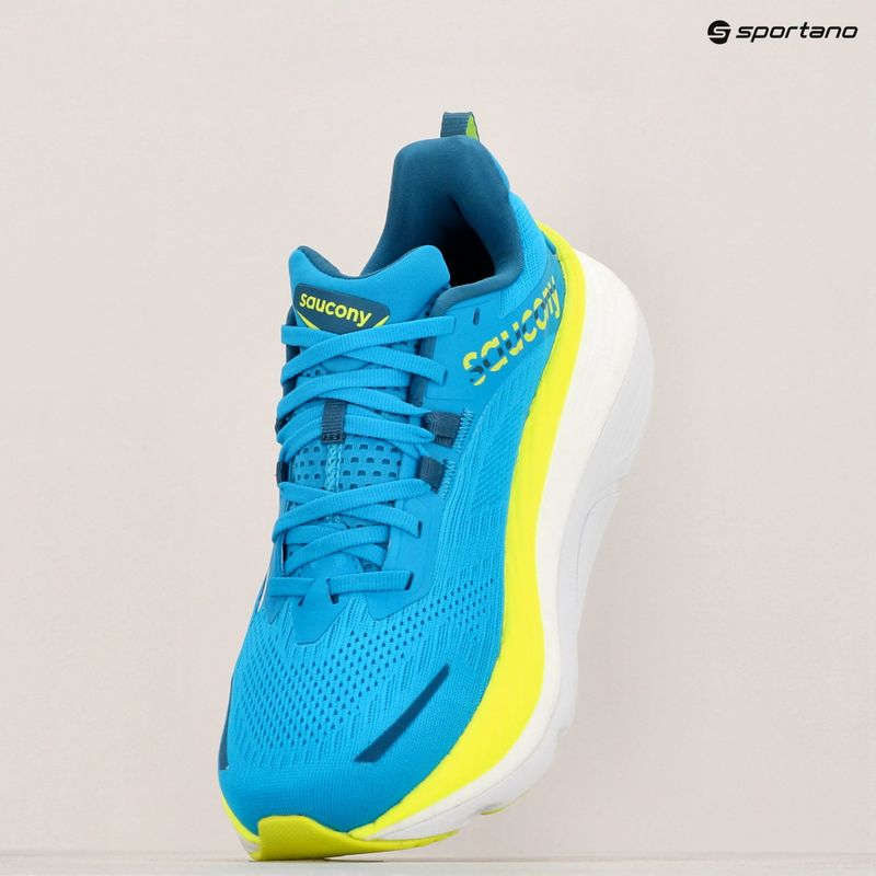 Men's running shoes Saucony Hurricane 22 viziblue/citron 11