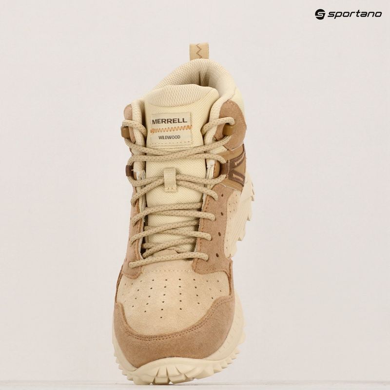 Women's hiking boots Merrell Wildwood Mid Ltr Wp tan/reed 9