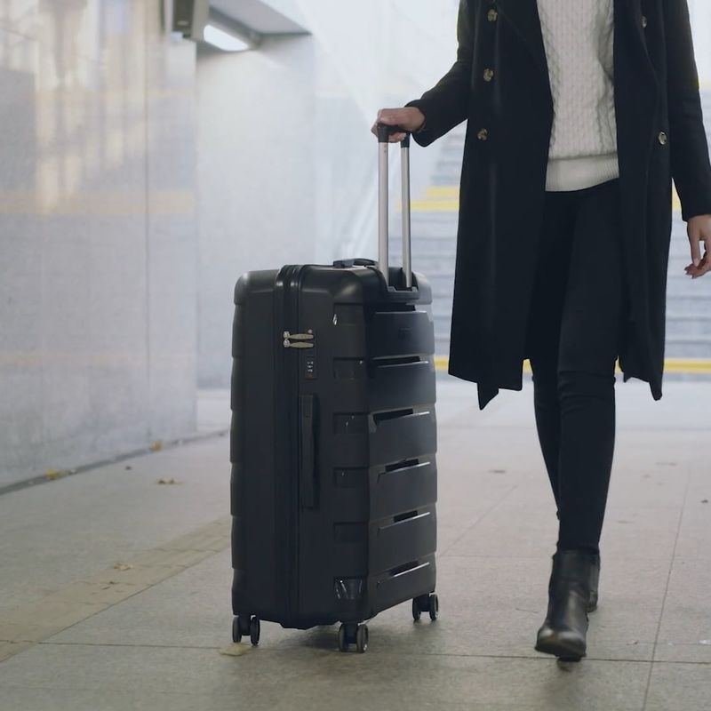 KADVA Cayes 42 l black cabin travel suitcase 21