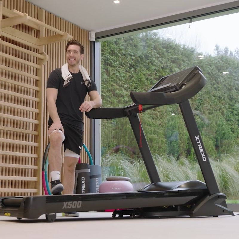 TREXO TXO-X500 electric treadmill black 26