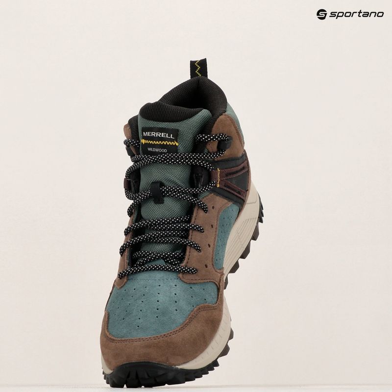 Men's hiking boots Merrell Wildwood Mid Ltr Wp forest 9