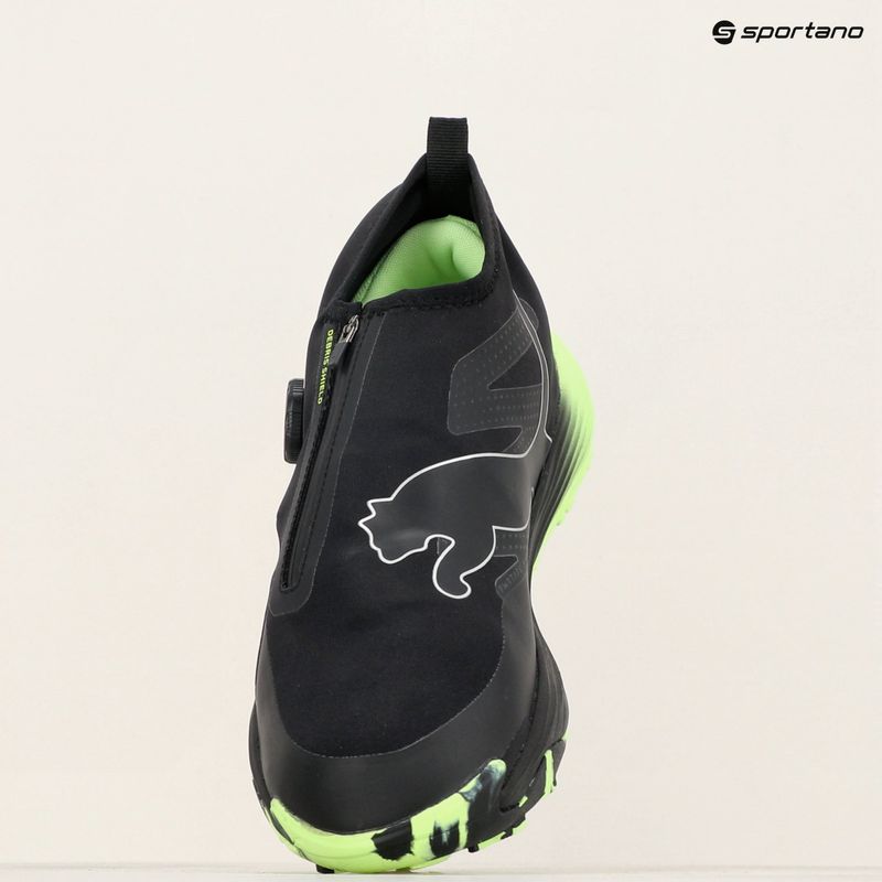 Men's running shoes PUMA Voyage Nitro 3 disc black/silver/fizzy apple 9