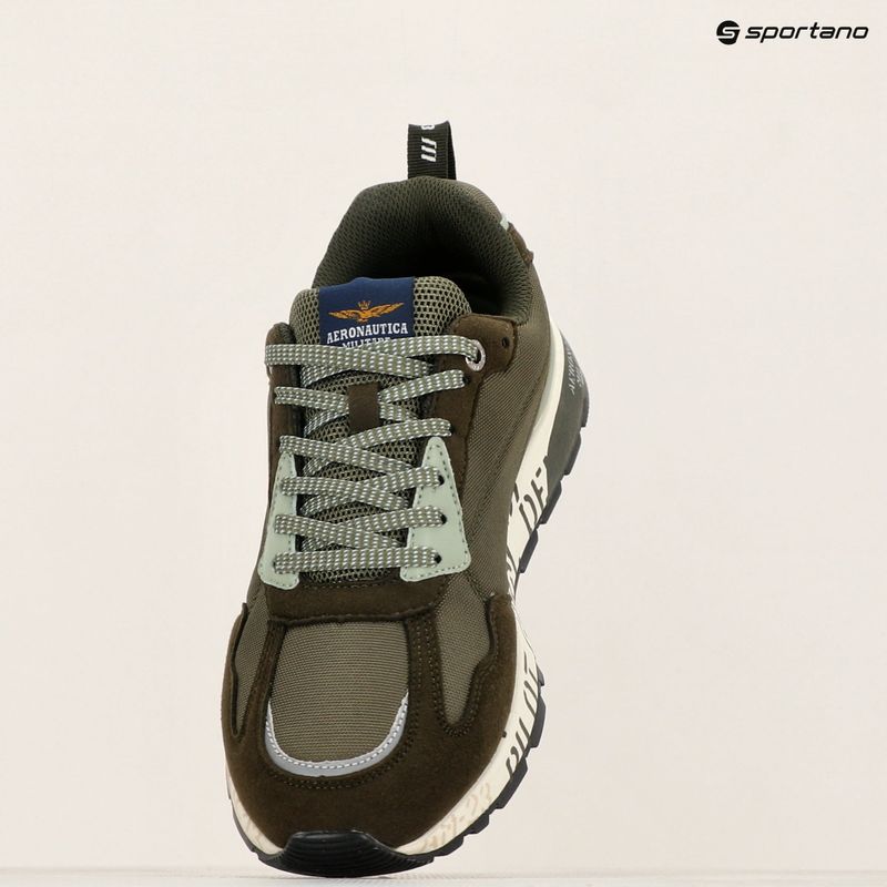 Aeronautica Militare men's shoes SC276CT3380 dark green/light green 9