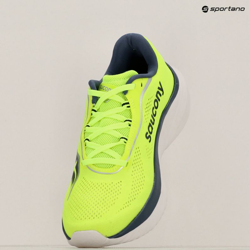 Men's running shoes Saucony Kinvara 15 citron/navy 10