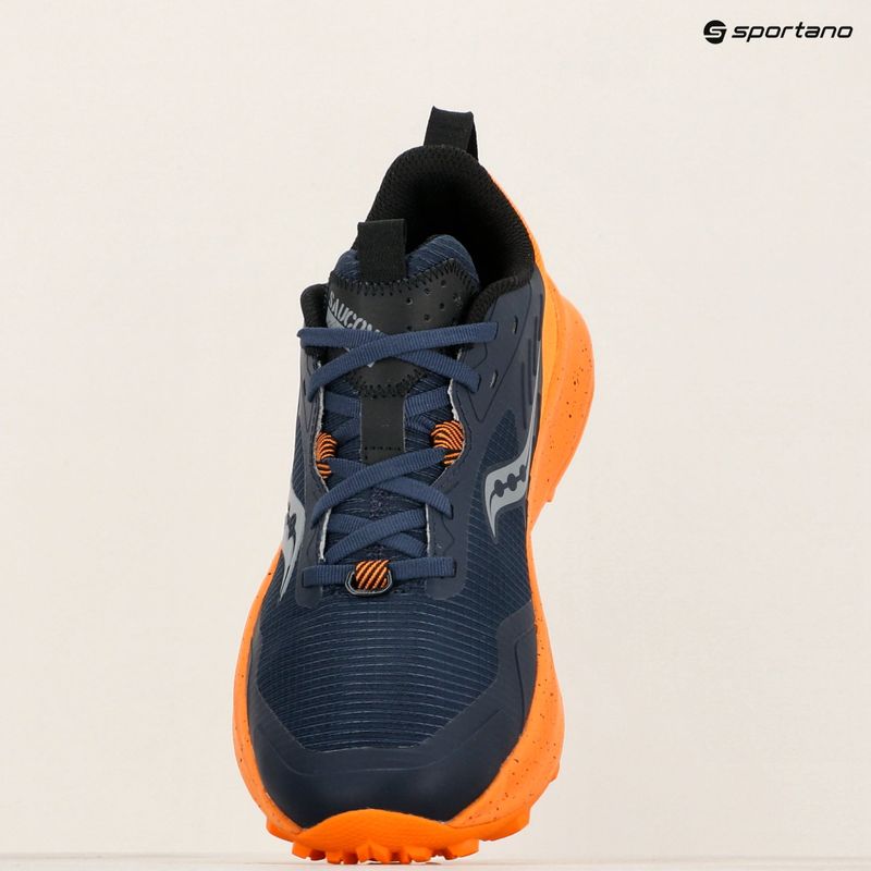Men's Saucony Blaze TR navy/peel running shoes 11