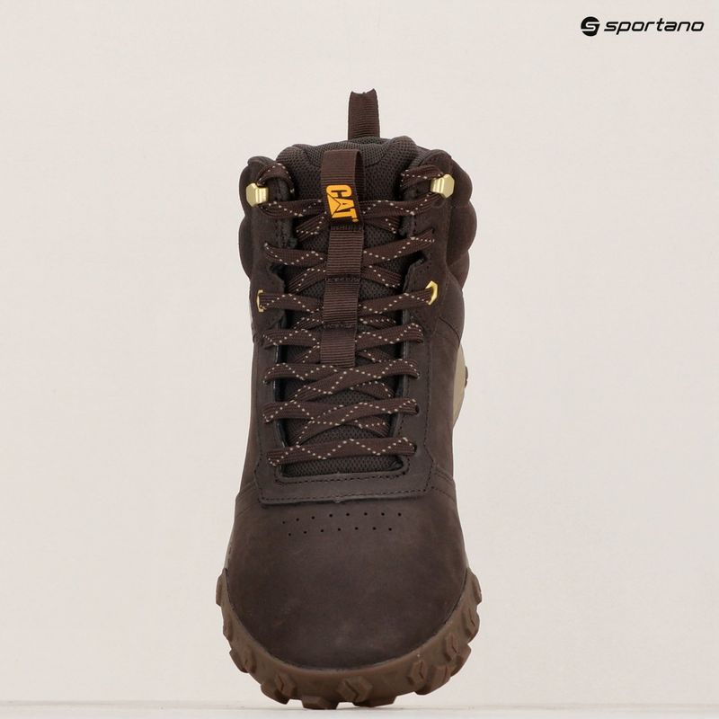 CATerpillar men's shoes Hex Ready Mid coffe bean 16