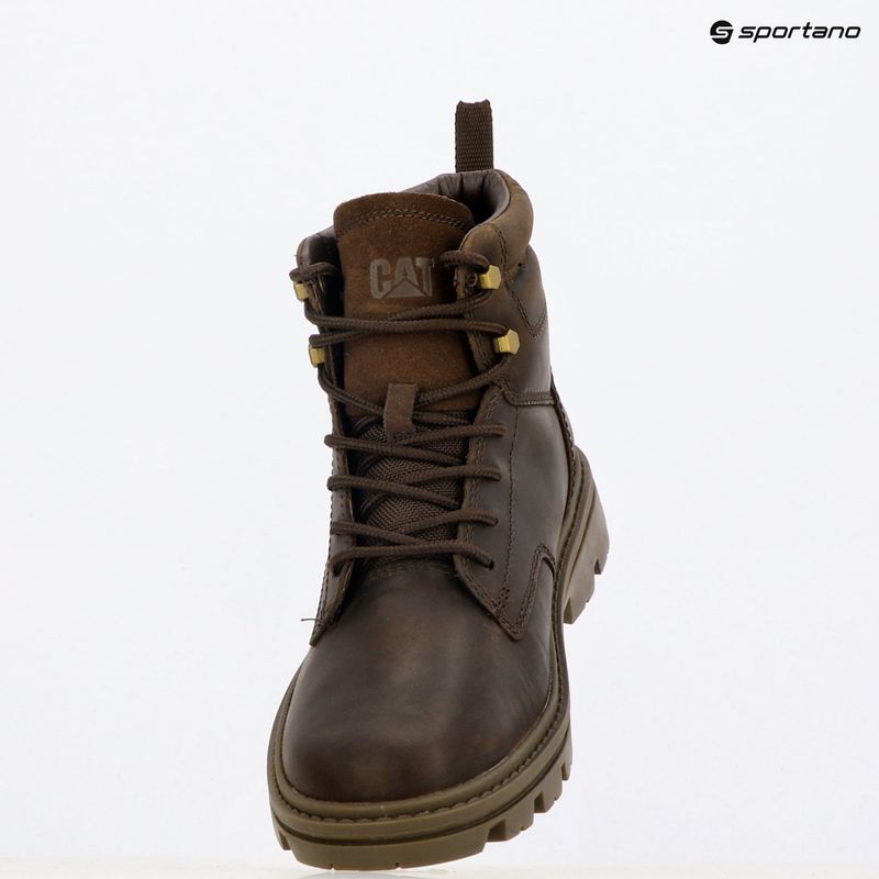 CATerpillar Practitioner Mid brown men's boots 16