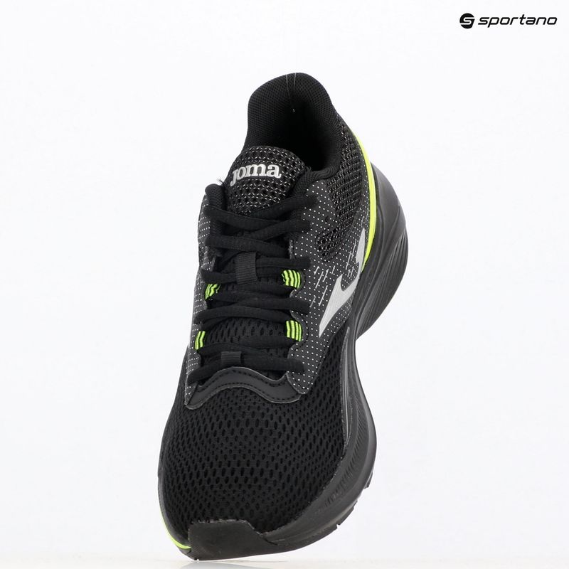 Men's Joma Active black/lemon fluor running shoes 9