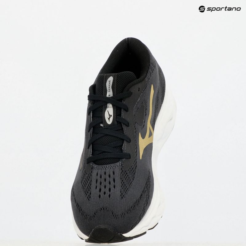 Men's running shoes Mizuno Wave Serene ebony/golden halo/mizuno snow white 9
