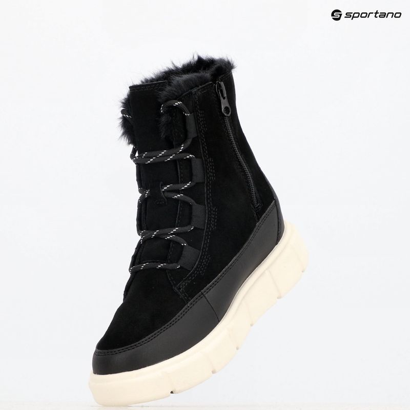 Sorel Youth Sorel Explorer III Lace black/sea salt children's snow boots 15