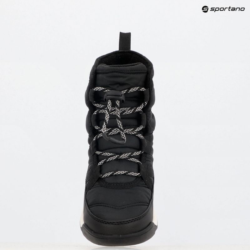 Sorel Youth Whitney II Plus Lace black/sea salt children's snow boots 17