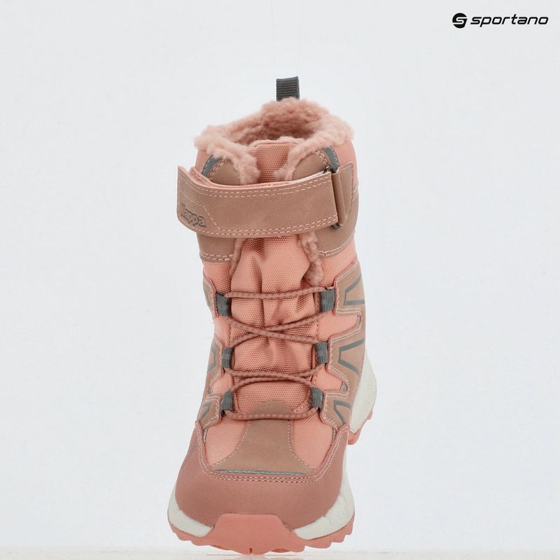 Kappa Floki Tex rose/grey children's snow boots 9