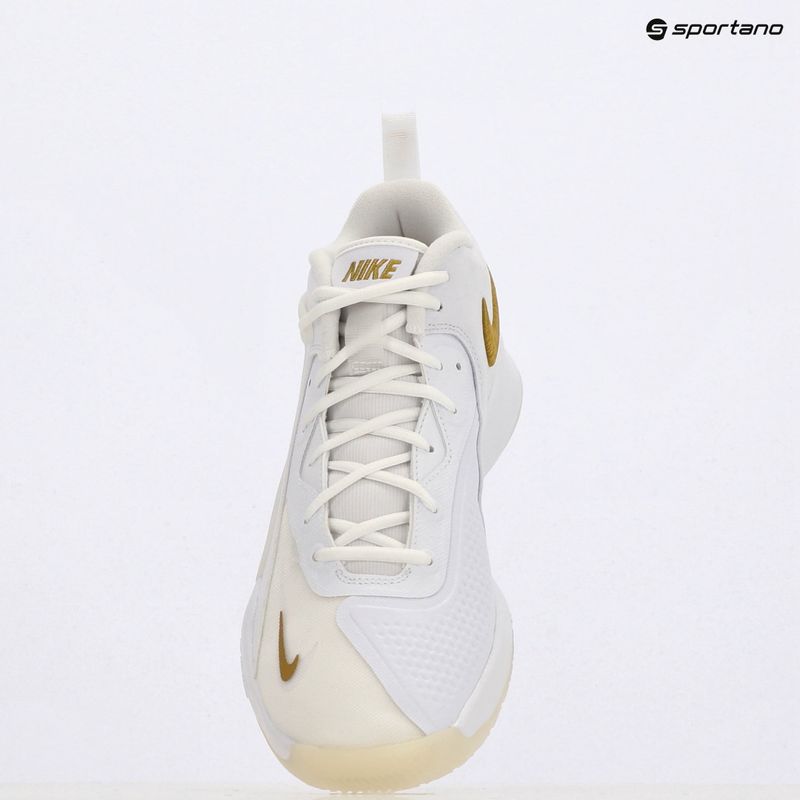 Nike React Hyperset 2 volleyball shoes white/white/metallic gold 9