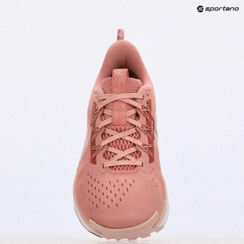 Nike Pegasus Trail 5 women's running shoes red stardust/ red sepia/ photon dust/ pink oxford 9